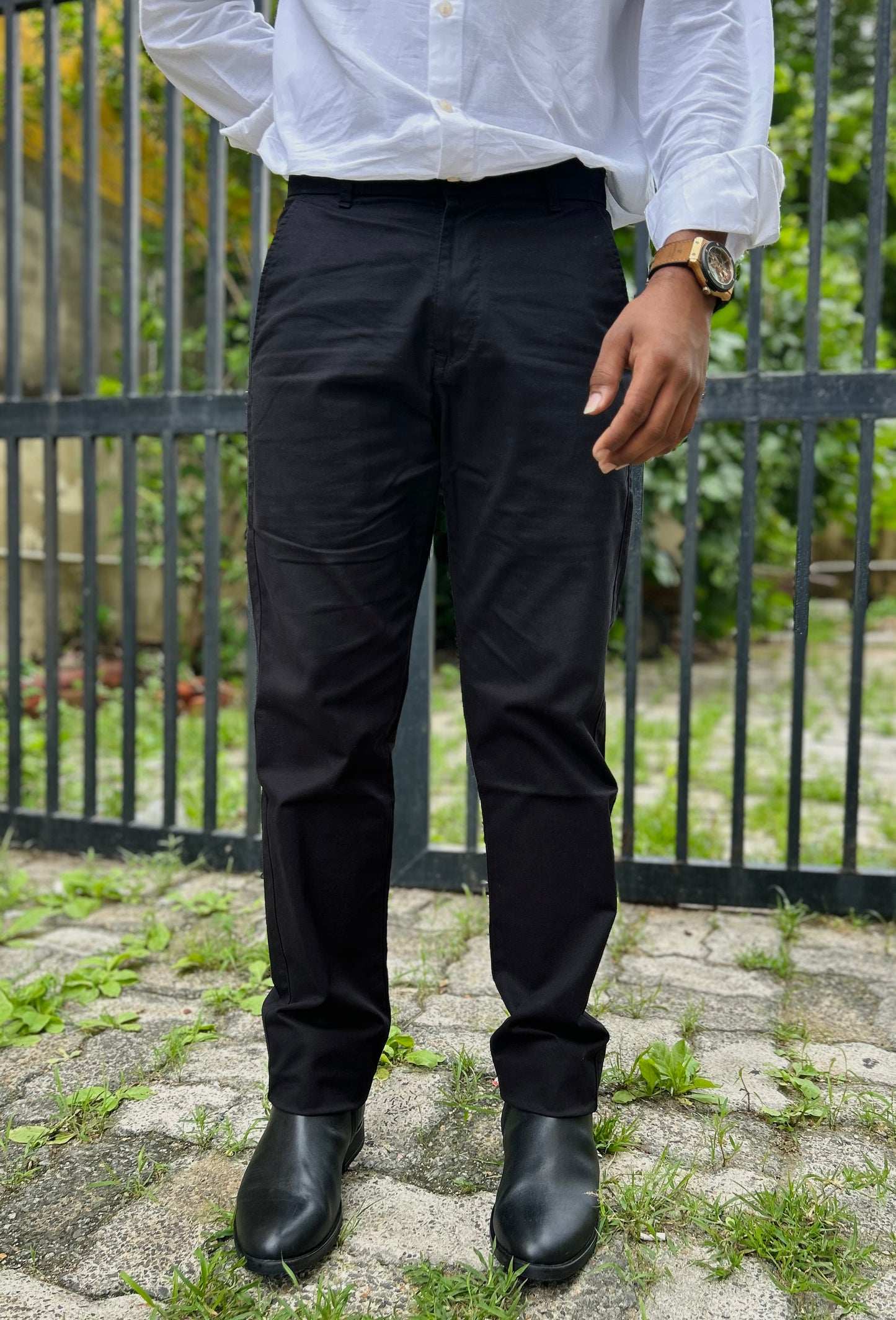 Slim Fit Cotton Trouser