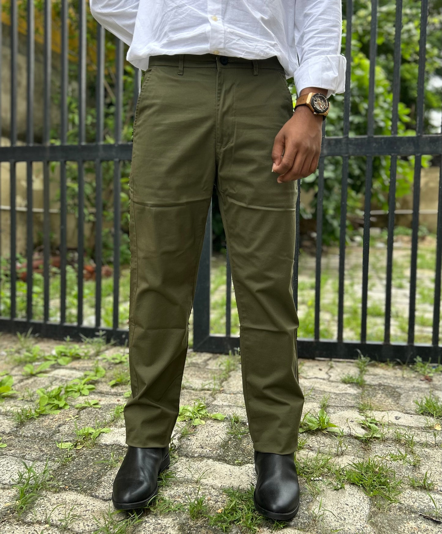 Slim Fit Cotton Trouser