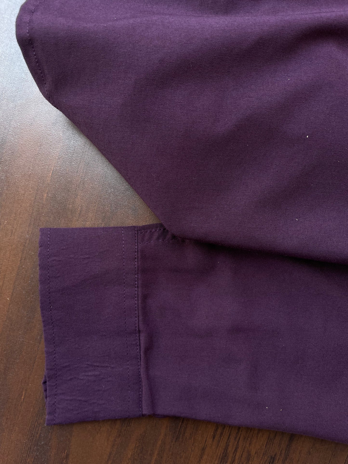 Purple Oxford Plain Shirt for Men | Premium Cotton Casual Shirt