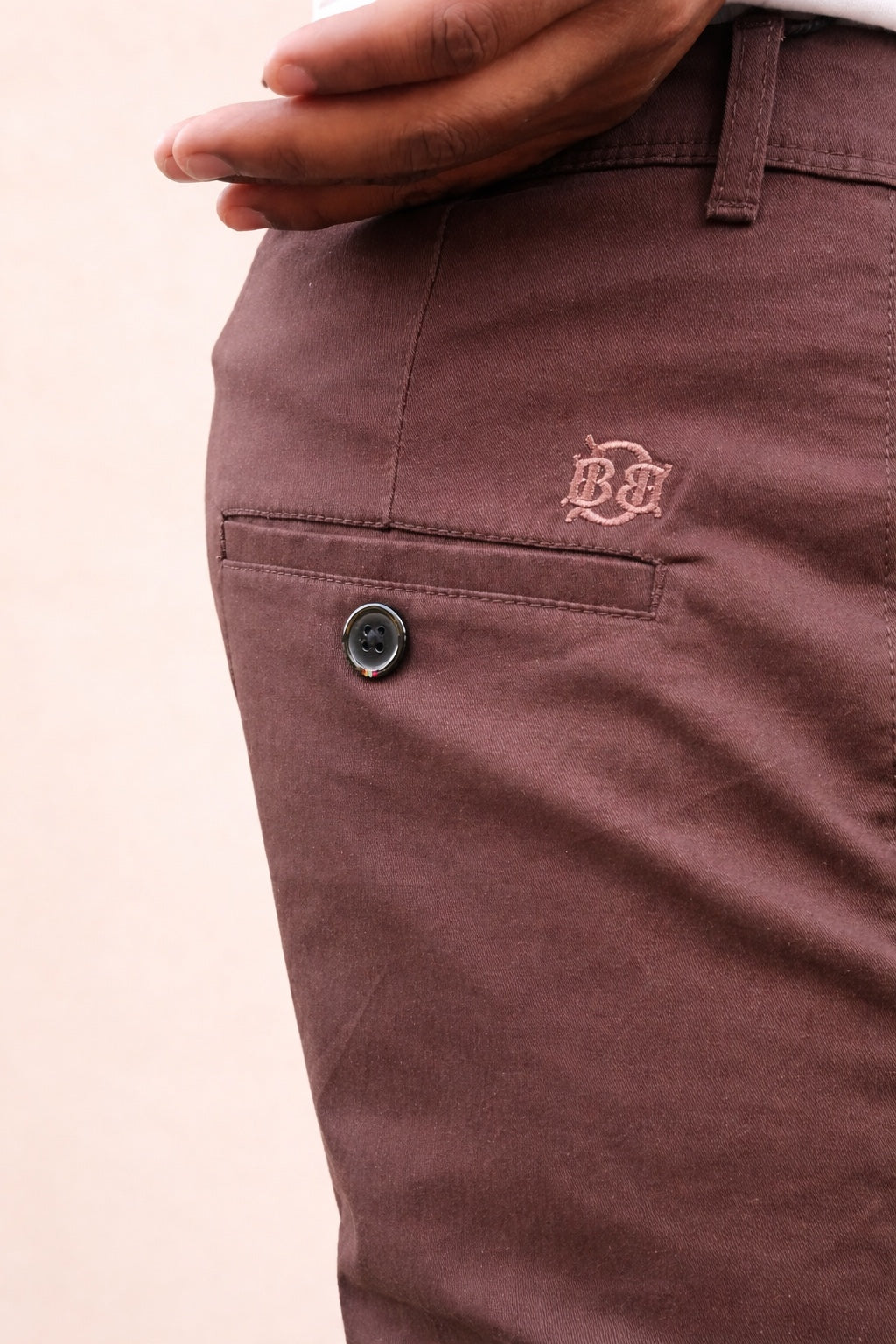 Premium Chocolate Brown Chino Shorts - Slim Fit Casual Cotton Shorts