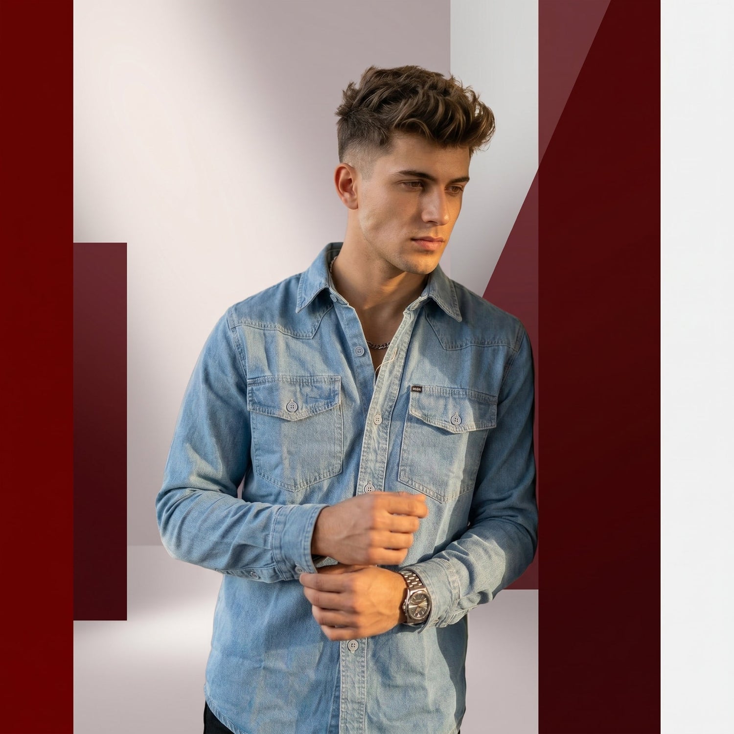 DENIM SHIRT