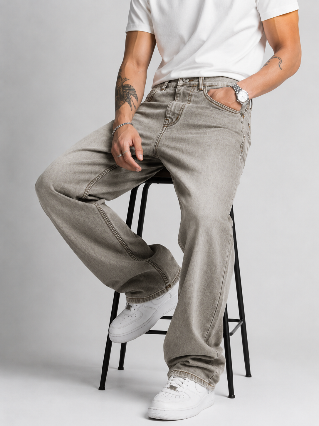 Mud-Tinted Khaki Grey