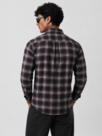 Premium Charcoal Plaid Long Sleeve Shirt | Bradbird