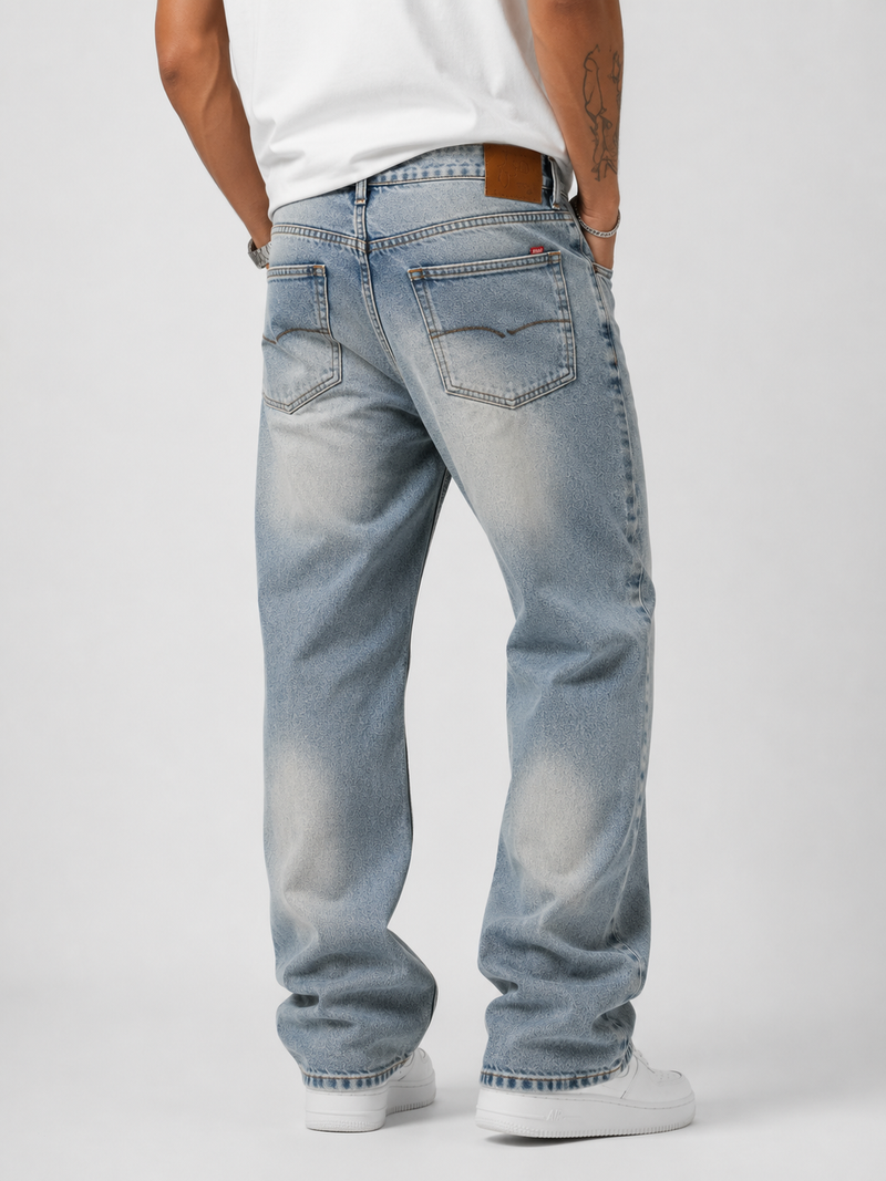 Goofy Fit Jeans for Men | Luxury Baggy Wide-Leg Denim