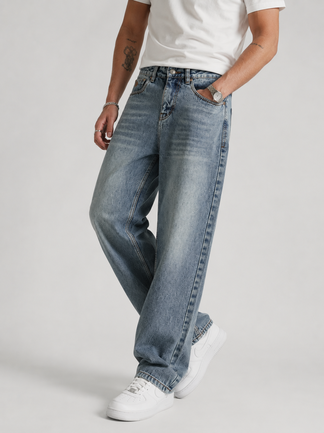 Goofy Fit Jeans for Men | Luxury Baggy Wide-Leg Denim
