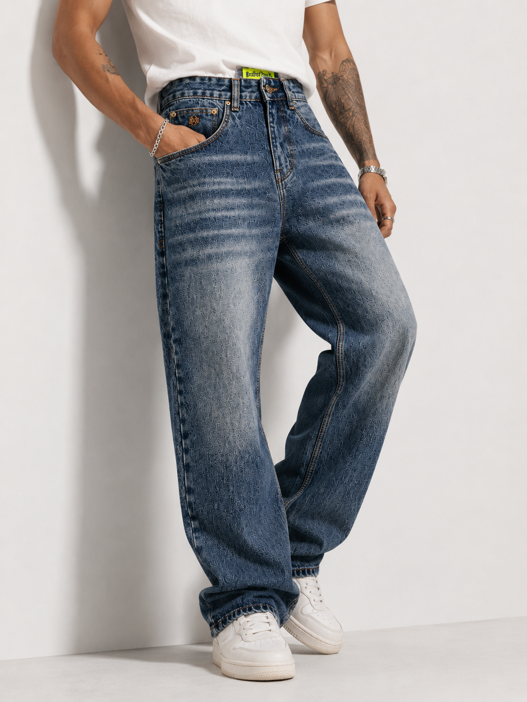 Goofy Fit Jeans for Men | Luxury Baggy Wide-Leg Denim