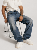 Goofy Fit Jeans for Men | Luxury Baggy Wide-Leg Denim