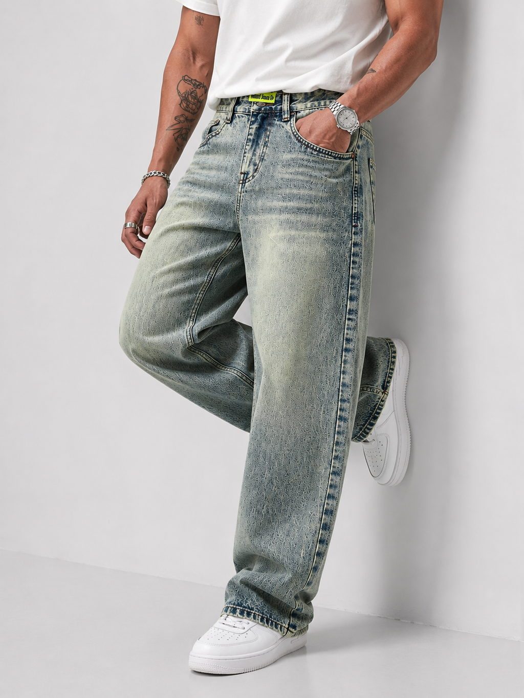 Goofy Fit Jeans for Men | Luxury Baggy Wide-Leg Denim