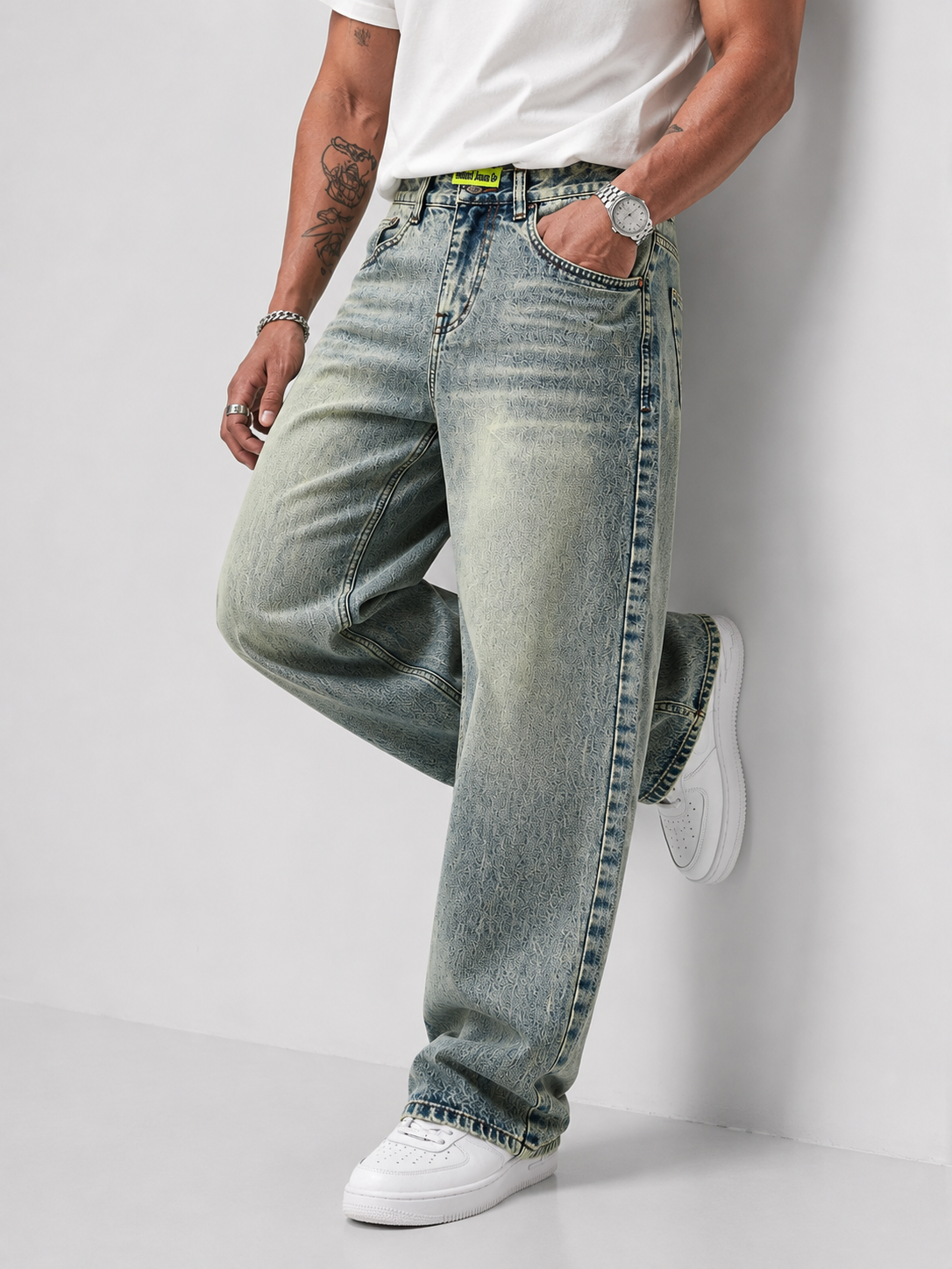 Goofy Fit Jeans for Men | Luxury Baggy Wide-Leg Denim