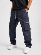 Straight Fit Cargo Pants - Urban Streetwear Lowers
