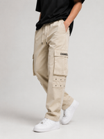 Straight Fit Cargo Pants - Urban Streetwear Lowers