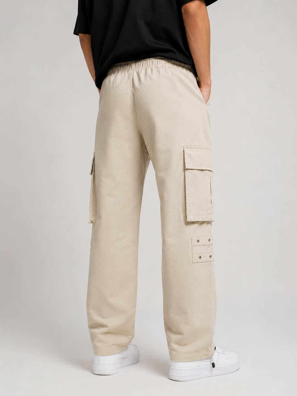 Straight Fit Cargo Pants - Urban Streetwear Lowers