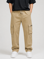 Straight Fit Cargo Pants - Urban Streetwear Lowers