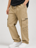 Straight Fit Cargo Pants - Urban Streetwear Lowers