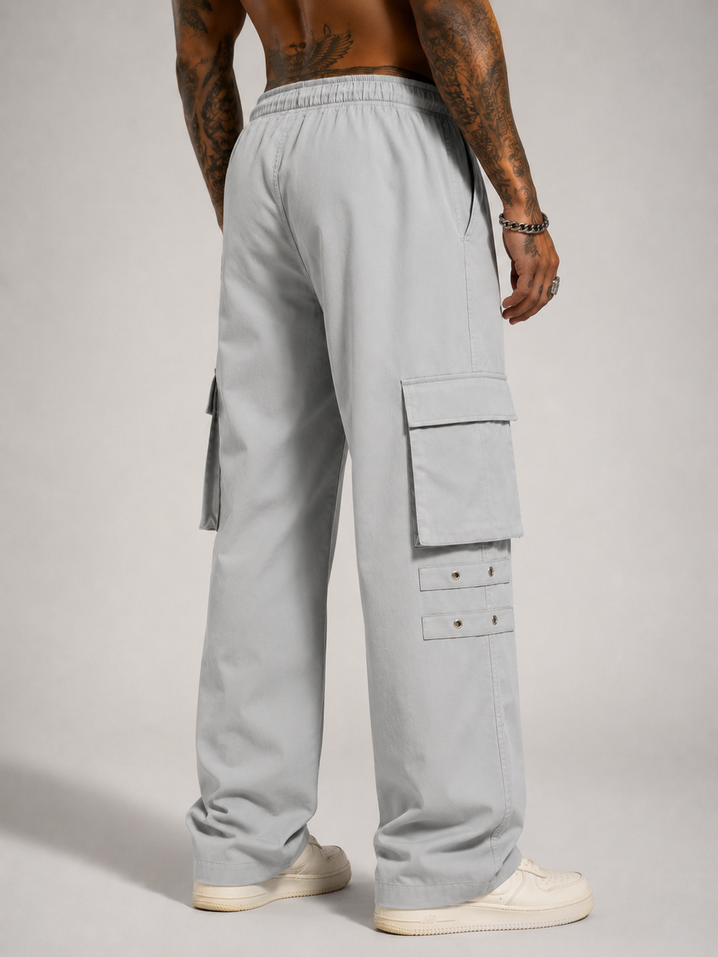 Straight Fit Cargo Pants - Urban Streetwear Lowers
