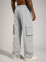 Straight Fit Cargo Pants - Urban Streetwear Lowers
