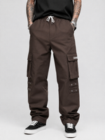 Straight Fit Cargo Pants - Urban Streetwear Lowers
