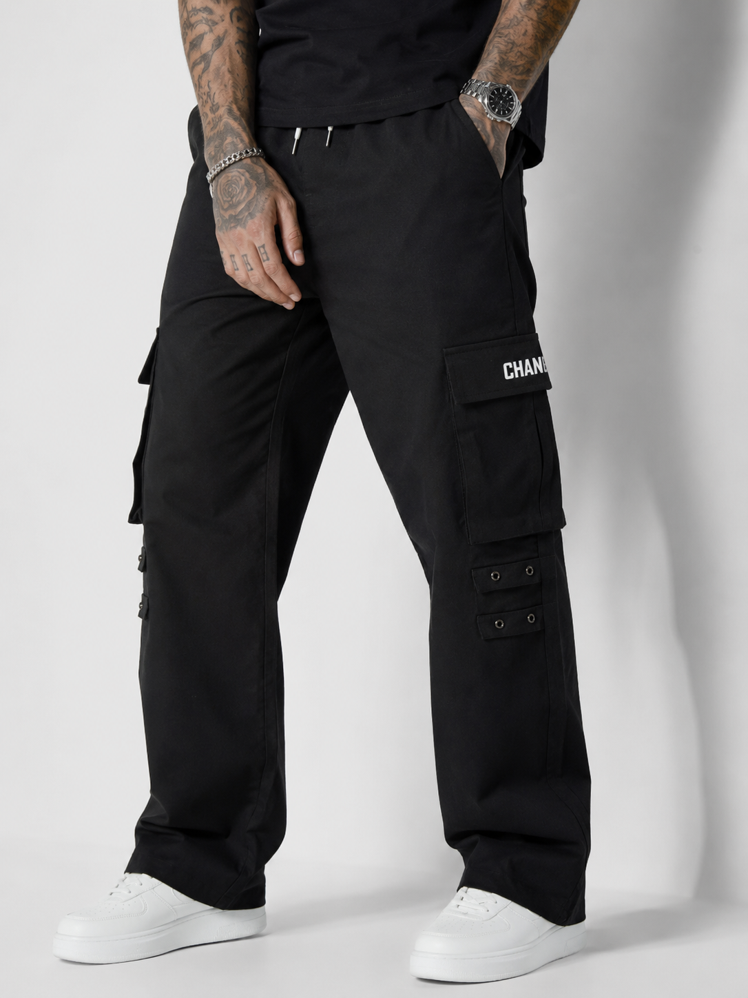 Straight Fit Cargo Pants - Urban Streetwear Lowers