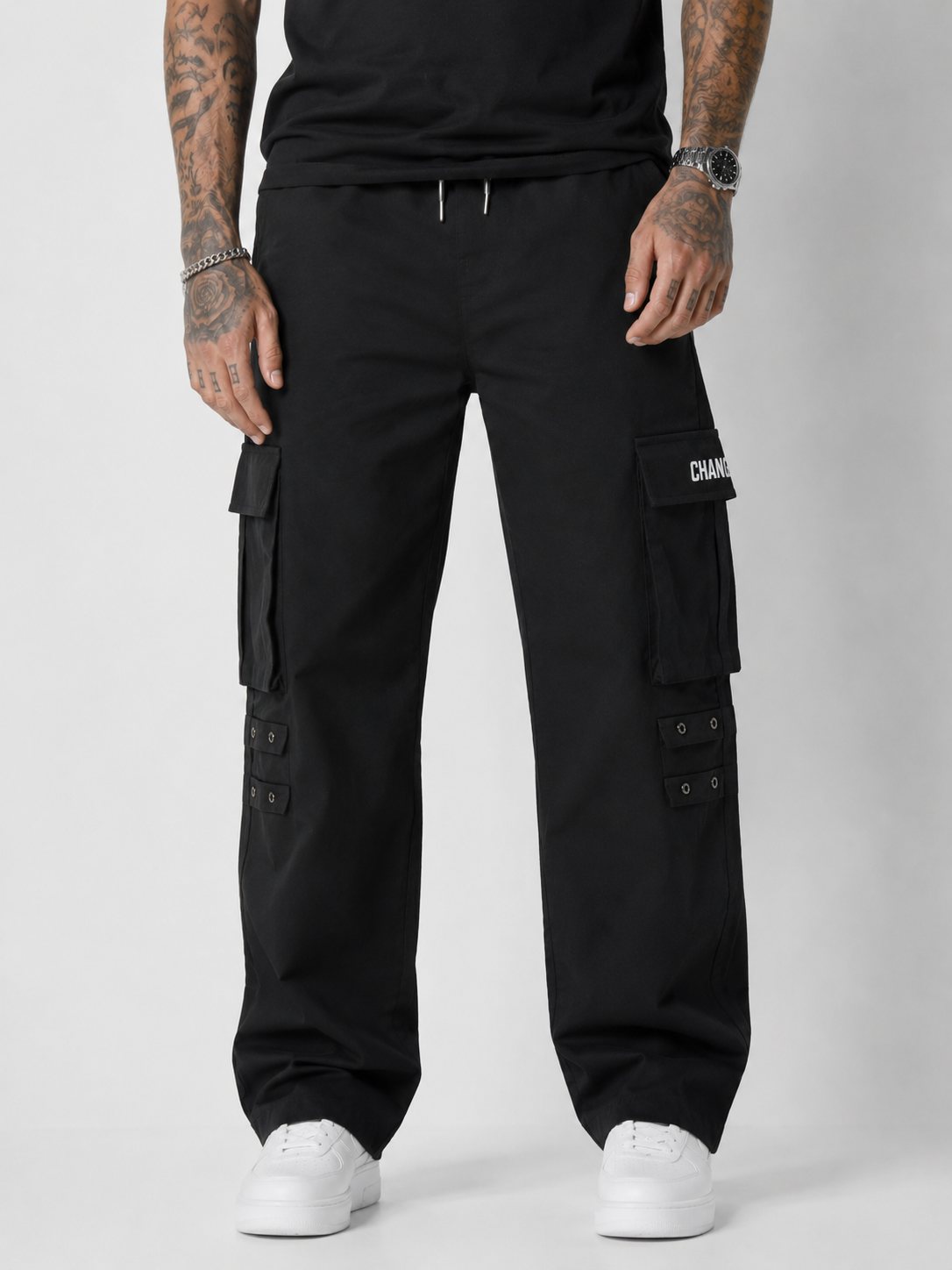 Straight Fit Cargo Pants - Urban Streetwear Lowers