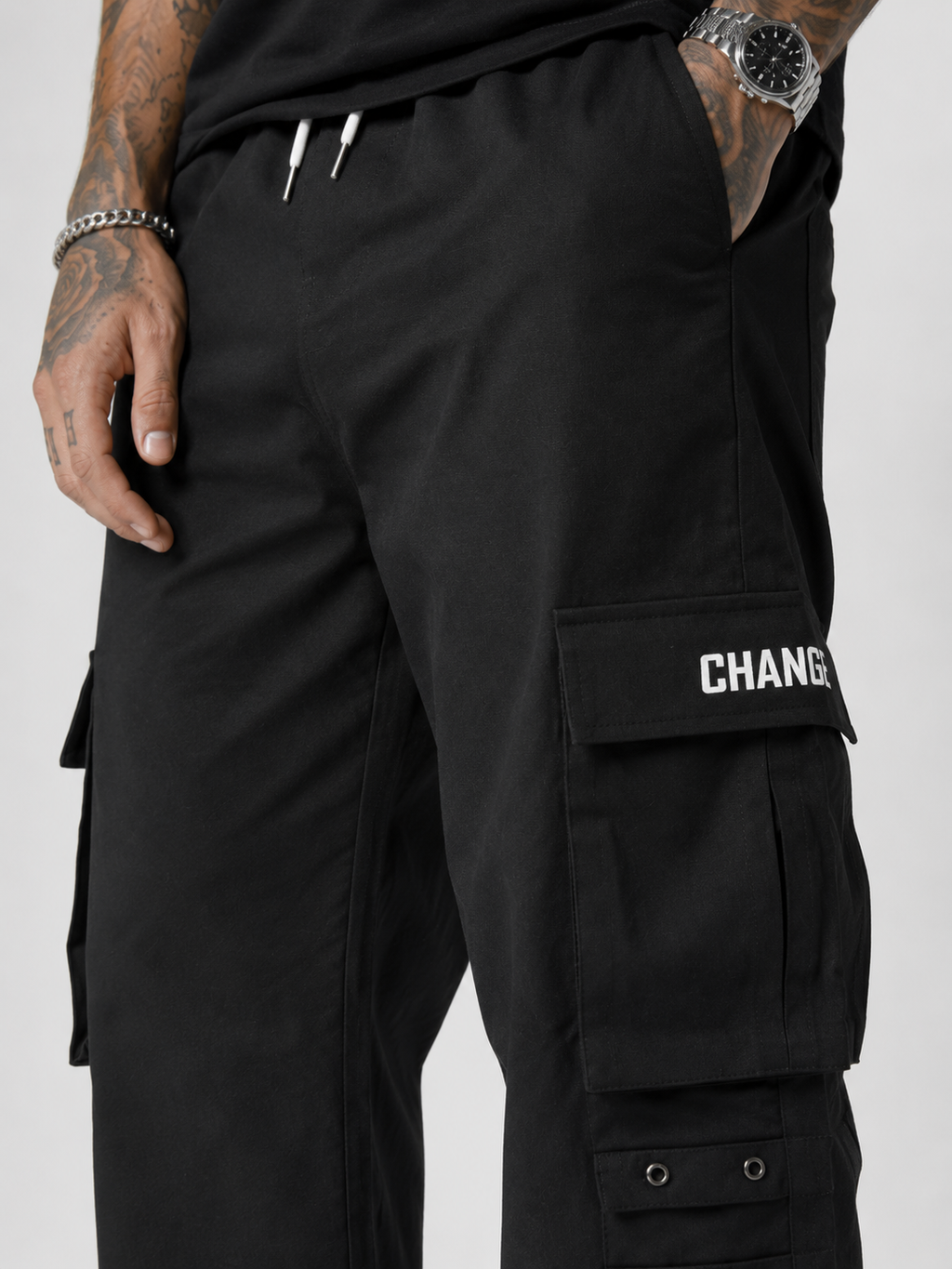 Straight Fit Cargo Pants - Urban Streetwear Lowers