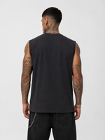 Immortal Charcoal Black Graphic Sleeveless T-Shirt