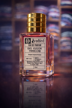Eau de parfum 045 Eugor Taraccab 50ml bottle, clear amber liquid, gold cap