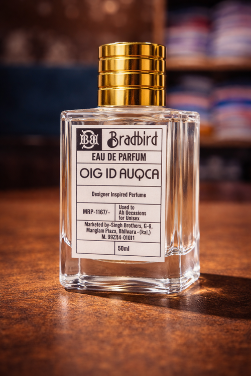 Fresh aqua unisex eau de parfum 50ml bottle with gold cap and front label