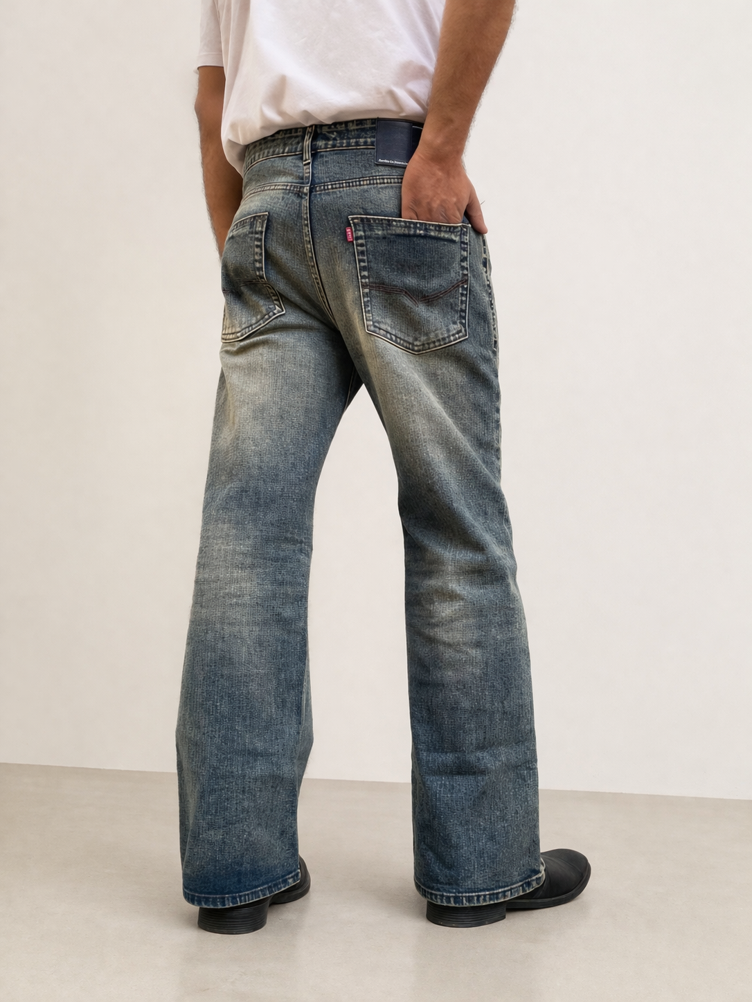 Bootcut Jeans for Men | Light Wash Vintage Flare Denim