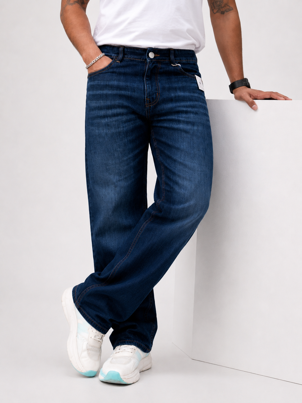 Goofy Fit Jeans – Authentic Indigo Vintage Wash Denim