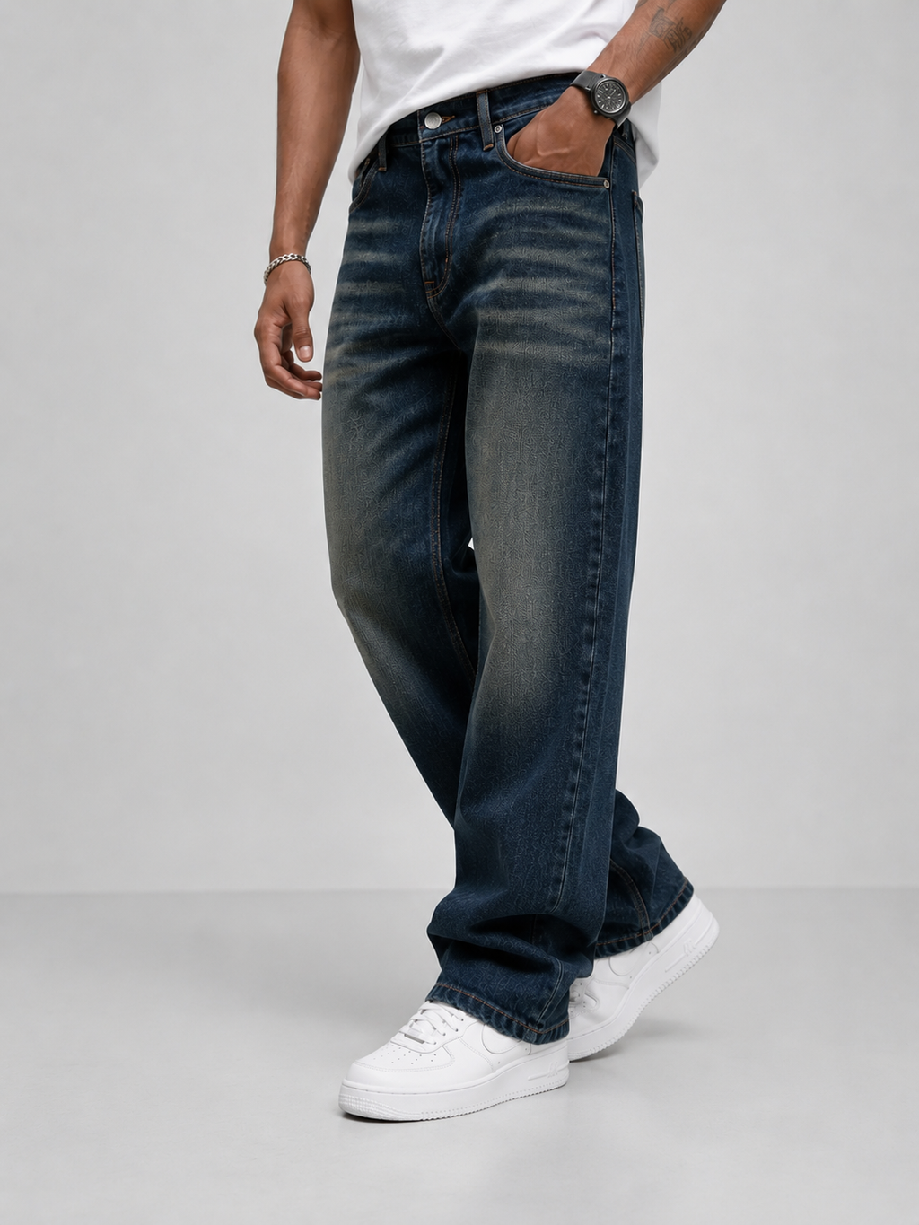 Dark Indigo Deep Tinted Wash GoofyFit Jeans