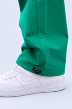 Green Cargo Joggers with Adjustable Ankle Grip | Stylish Streetwear Casual Pants for Men