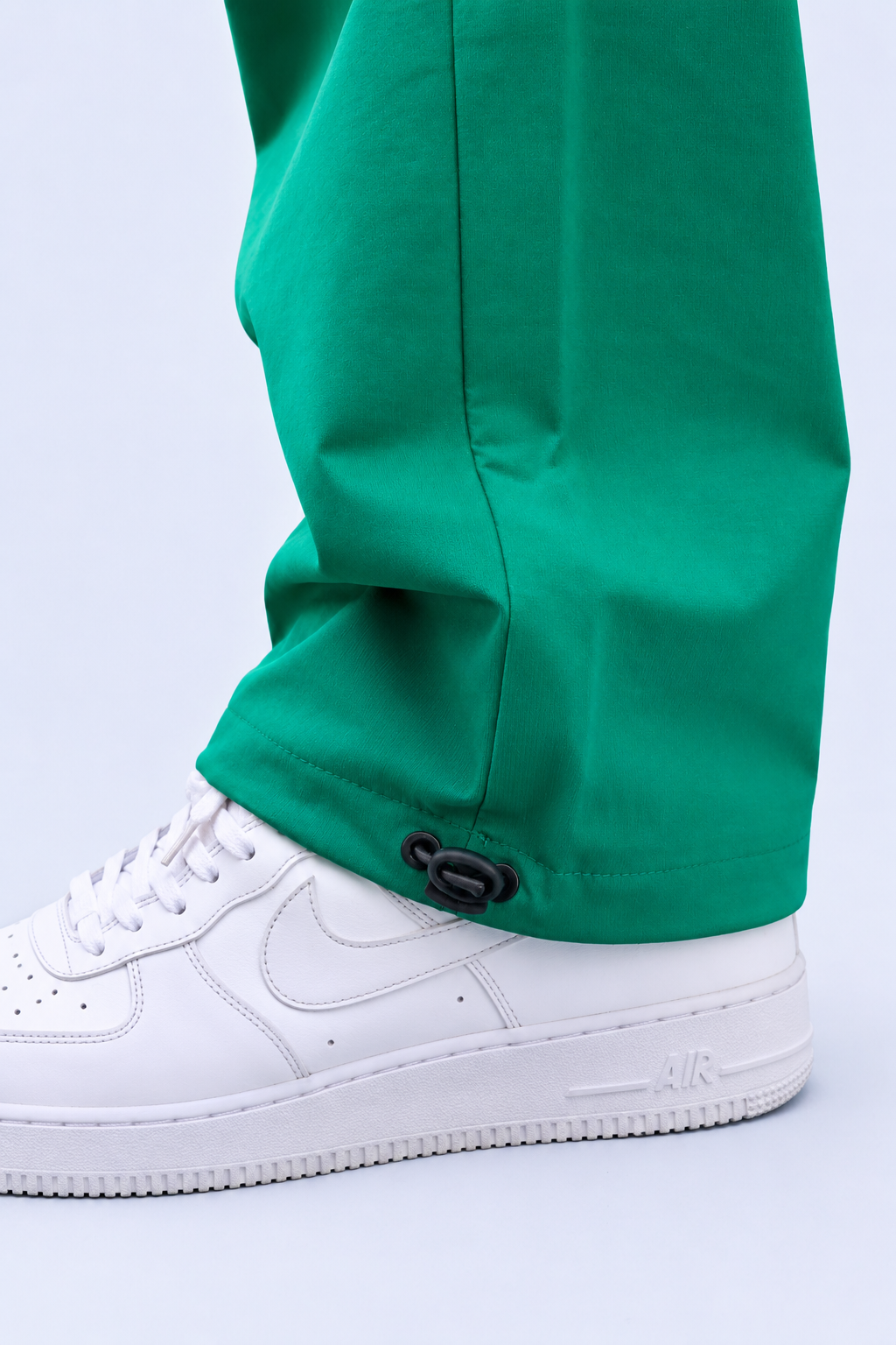 Green Cargo Joggers with Adjustable Ankle Grip | Stylish Streetwear Casual Pants for Men