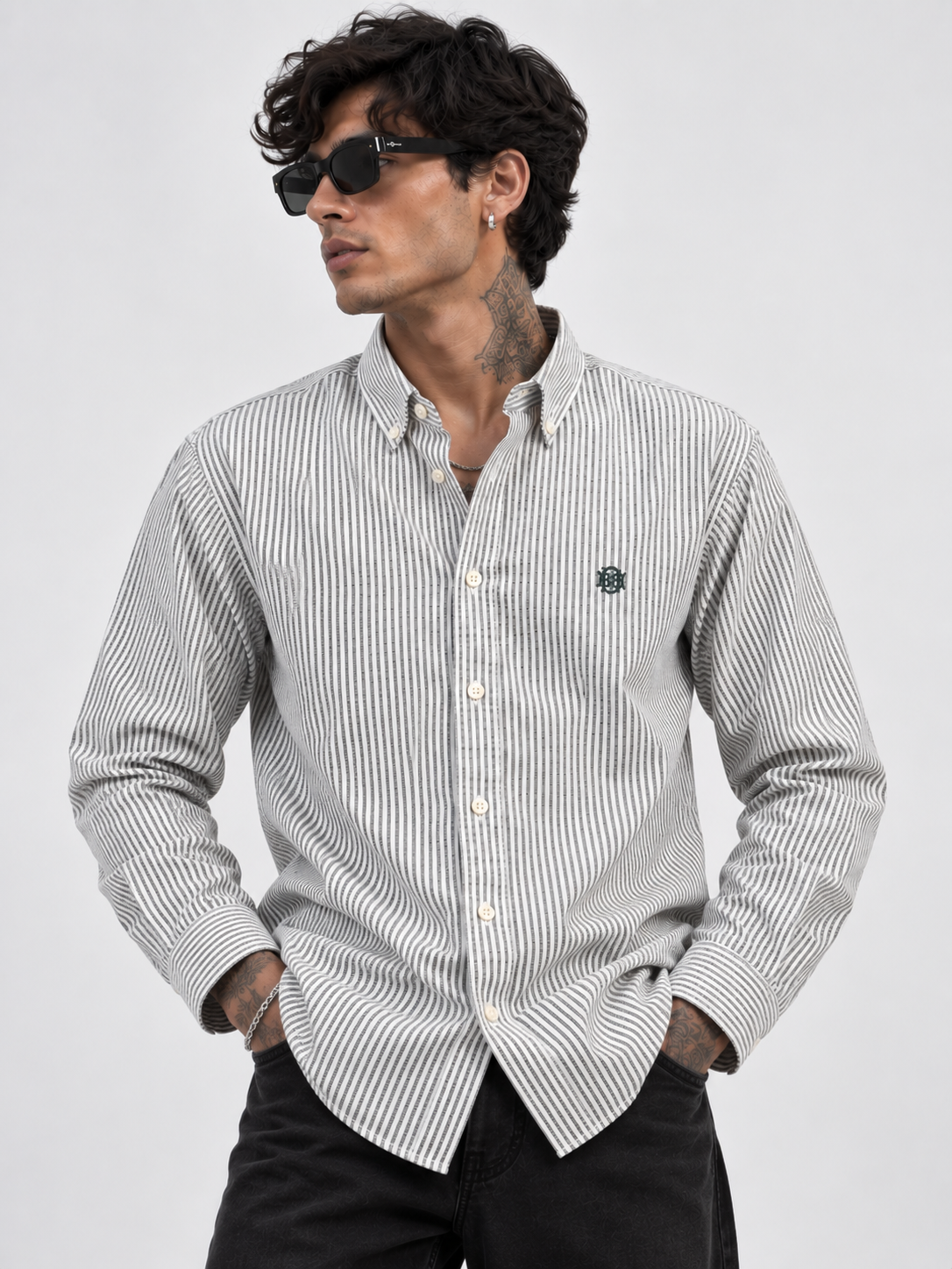 Sage Olive Stripe