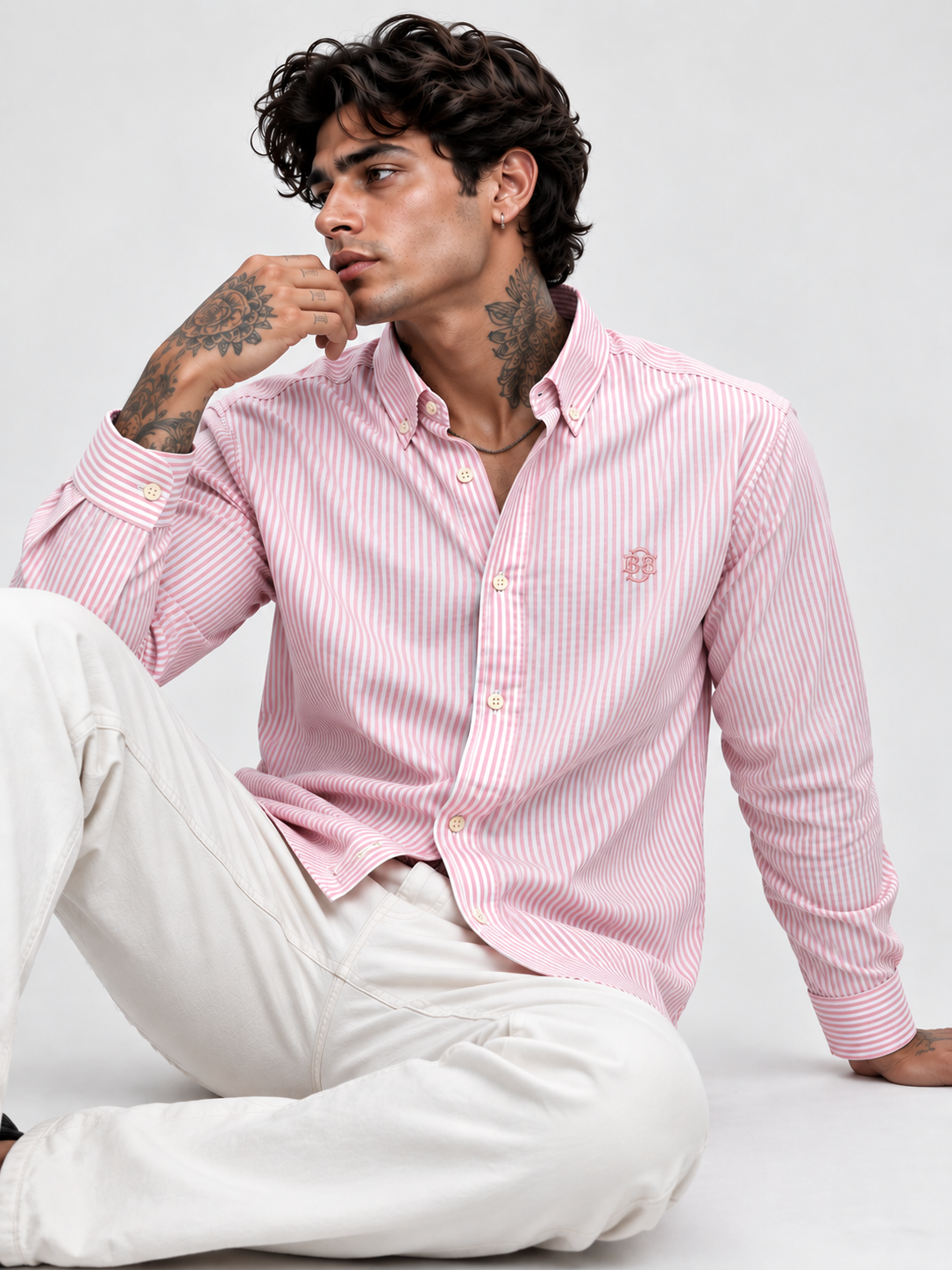 Blush Pink Stripe