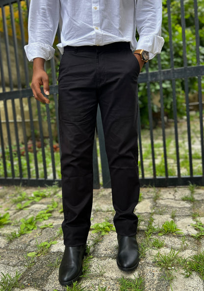 Slim Fit Cotton Trouser