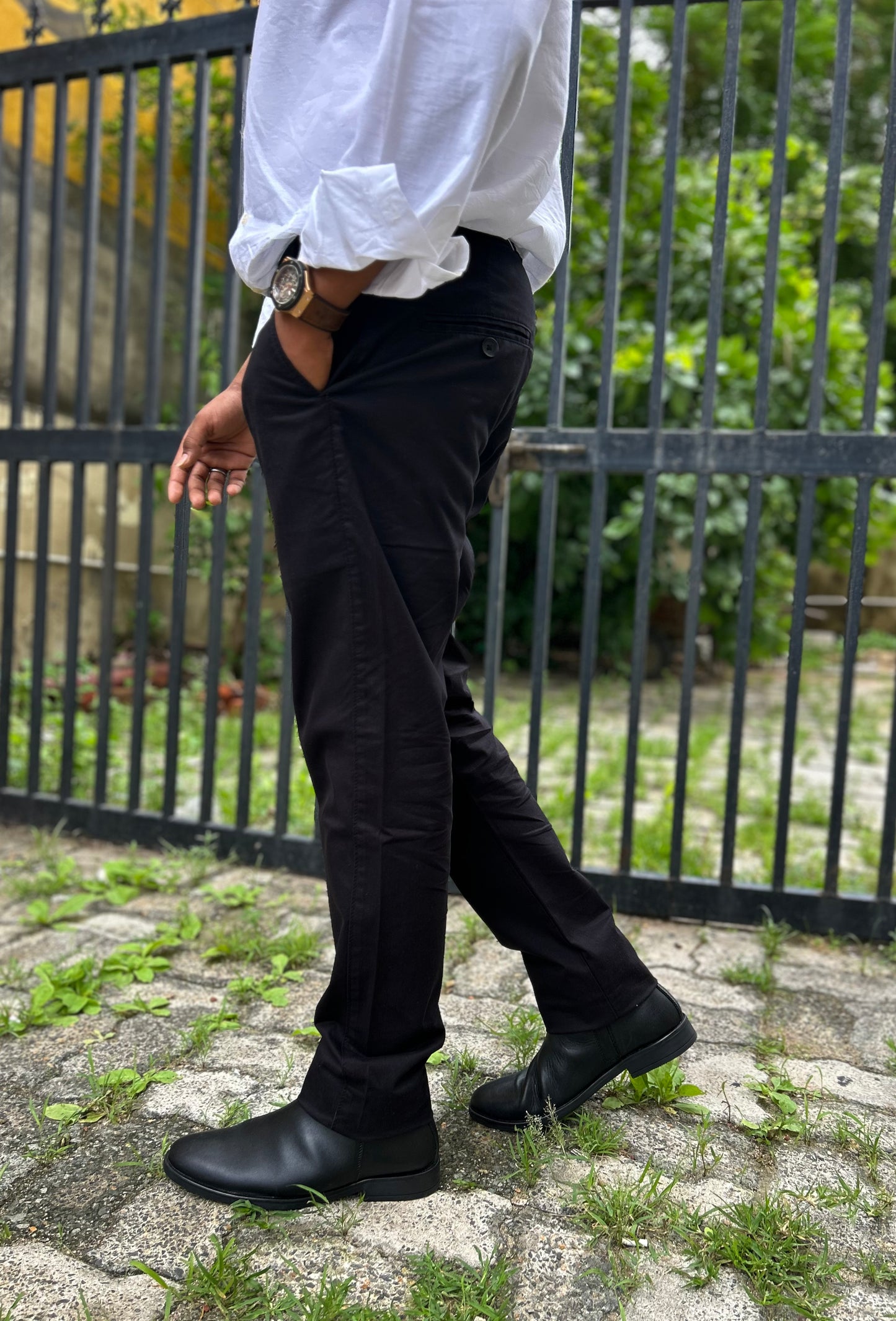 Slim Fit Cotton Trouser