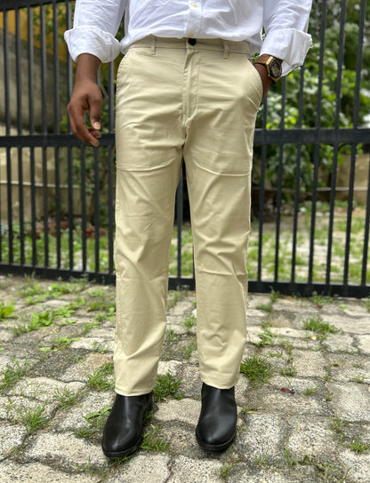 Slim Fit Cotton Trouser