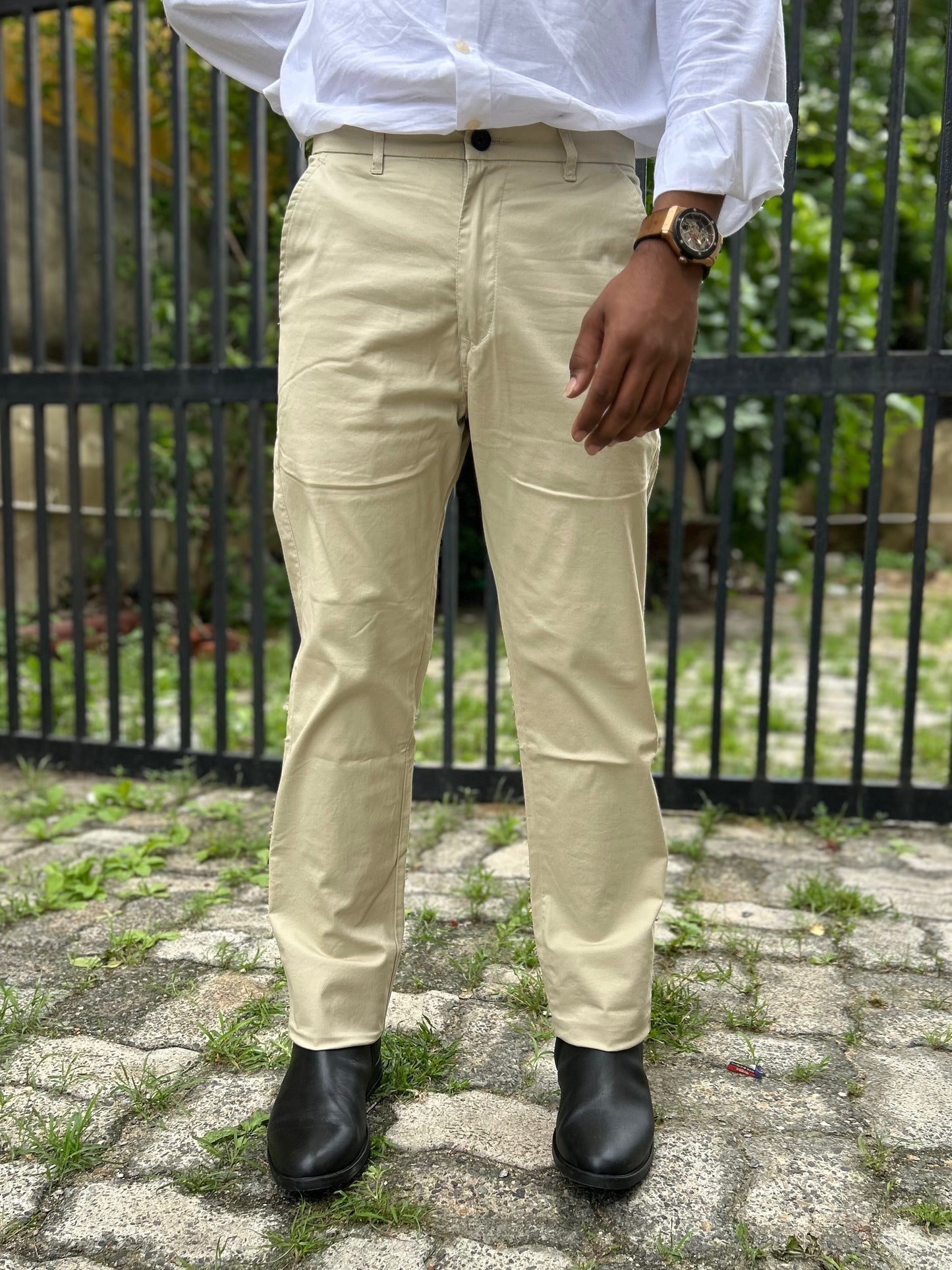 Slim Fit Cotton Trouser