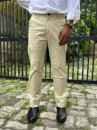 Slim Fit Cotton Trouser