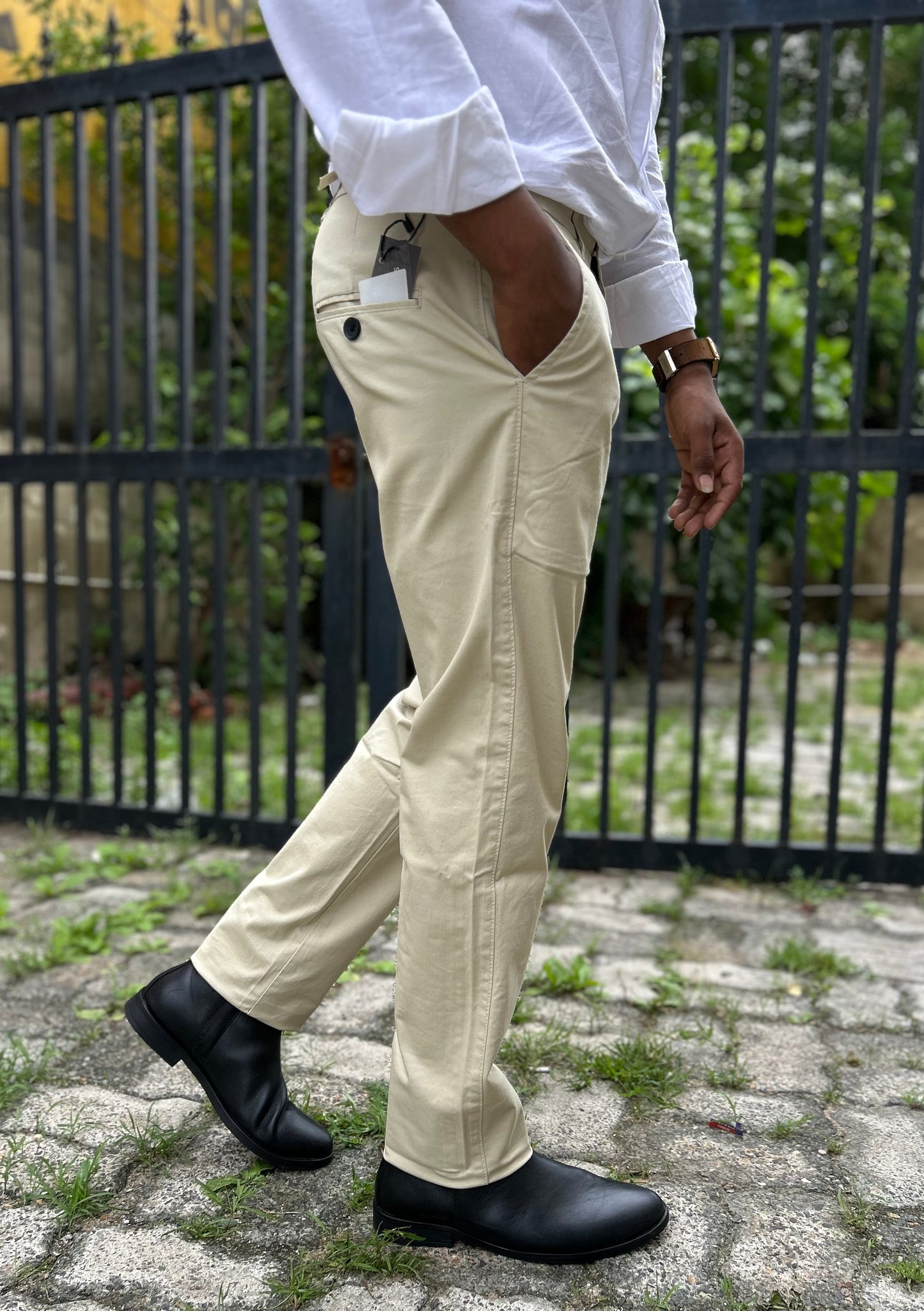 Slim Fit Cotton Trouser