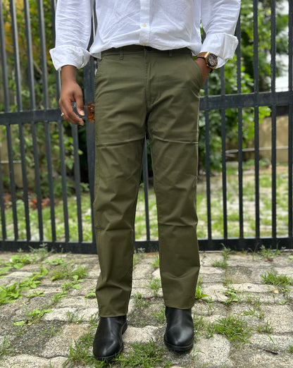 Slim Fit Cotton Trouser