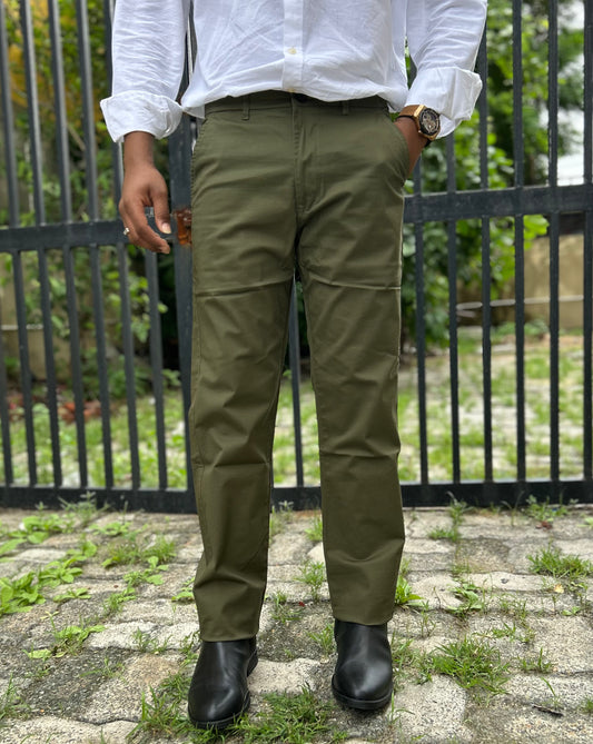 Slim Fit Cotton Trouser