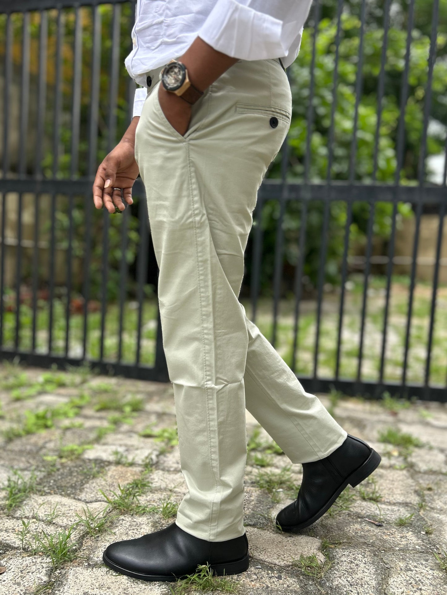 Slim Fit Cotton Trouser