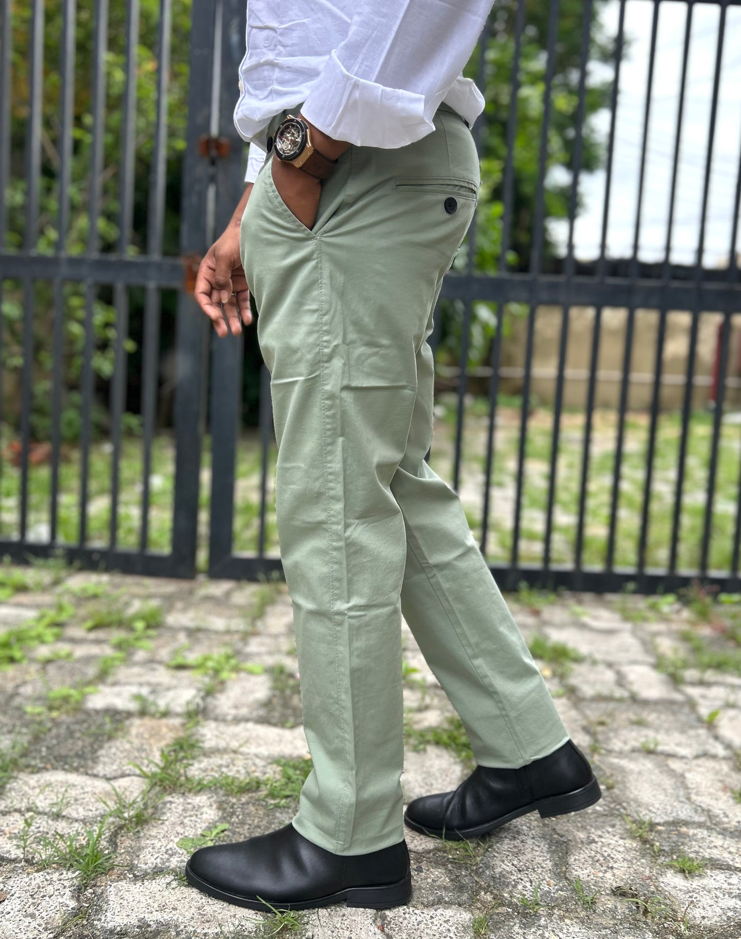 Slim Fit Cotton Trouser