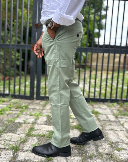 Slim Fit Cotton Trouser