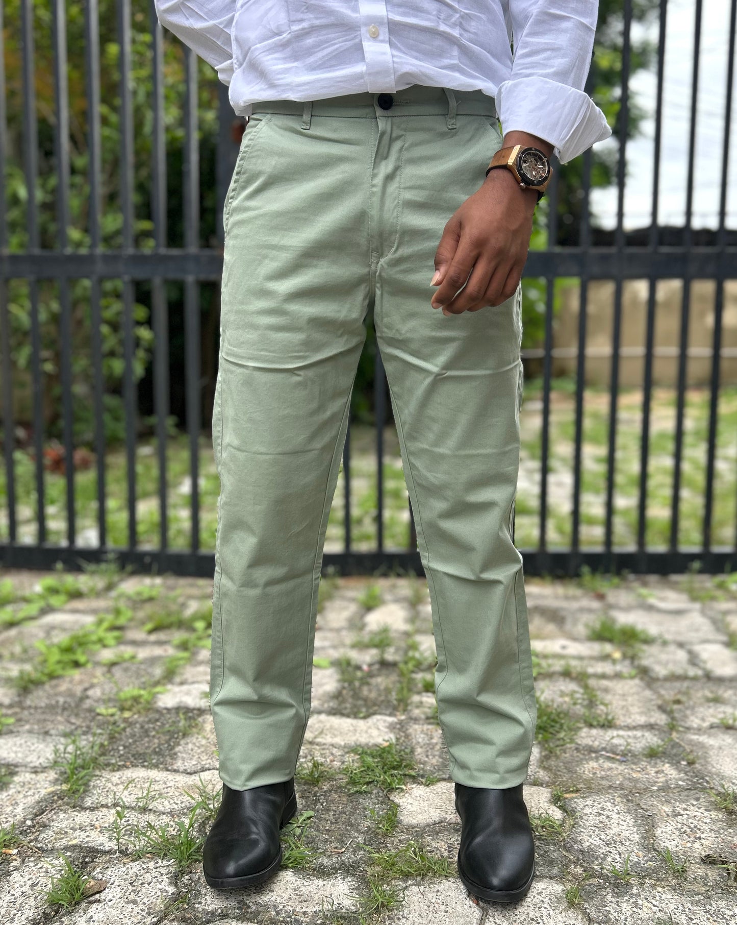 Slim Fit Cotton Trouser