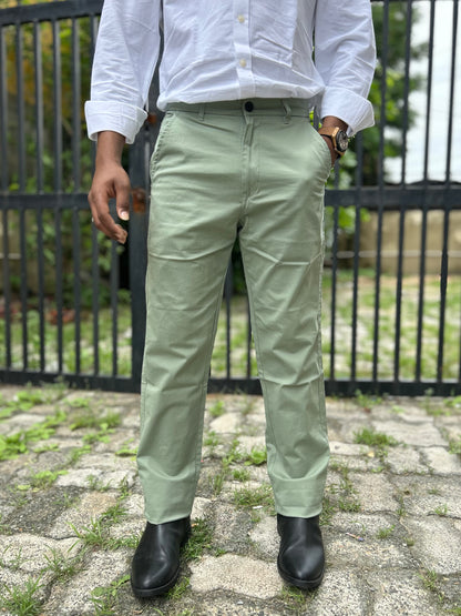 Slim Fit Cotton Trouser