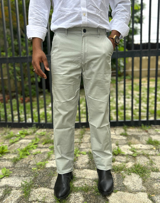 Slim Fit Cotton Trouser