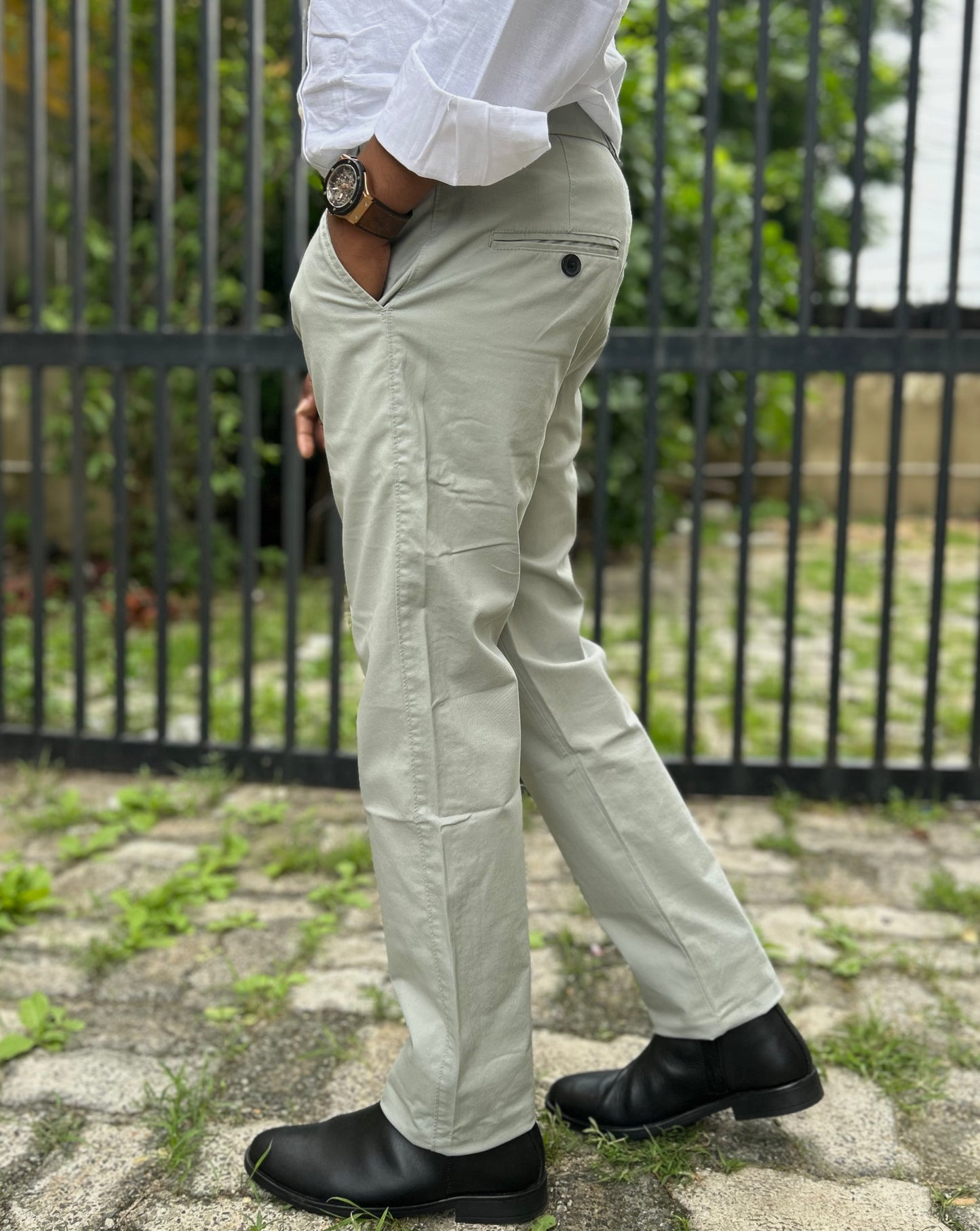 Slim Fit Cotton Trouser