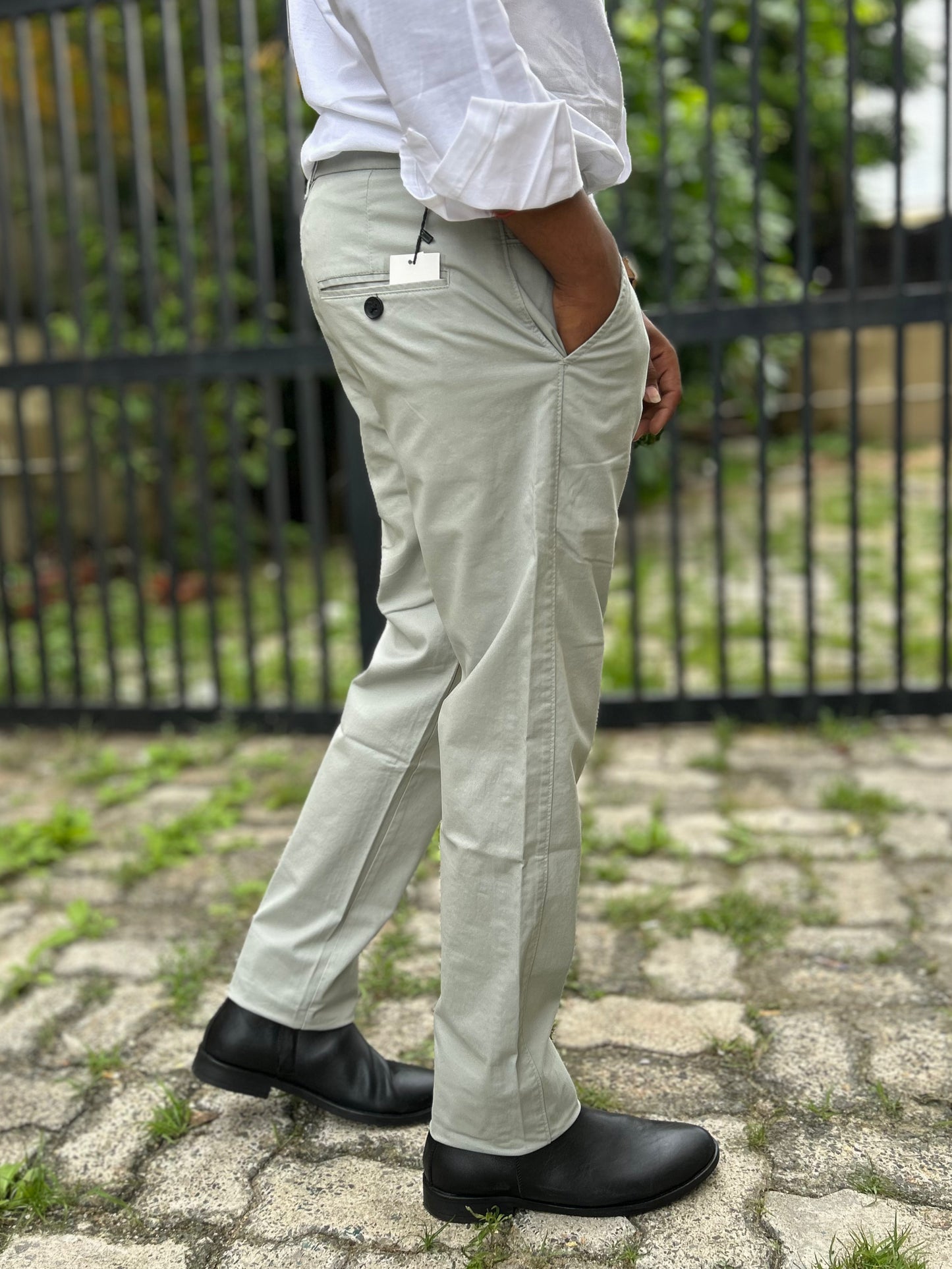 Slim Fit Cotton Trouser